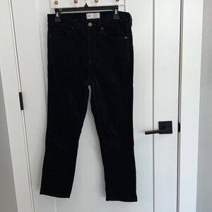 GAP high rise velveteen jeans